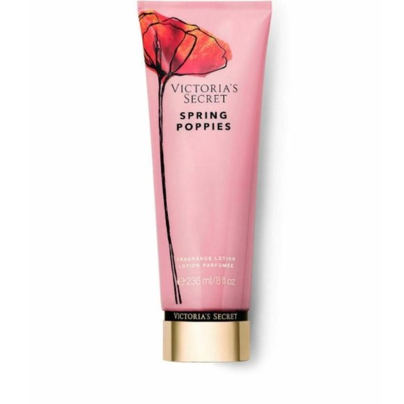 VS Spring Poppies Body Lotion 8 FL Oz - Picture 2 of 7